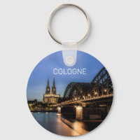 Cologne Cityscape Germany Dom Night Souvenir