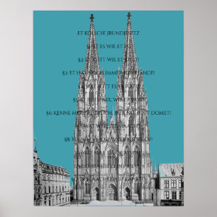 Cologne Dome Cologne Cologne Cologne Poster
