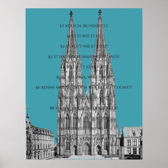 Cologne Dome Cologne Cologne Cologne Poster (Front)