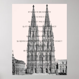 Cologne Dome Cologne Cologne Cologne Poster