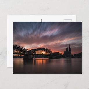 Cologne Germany Holiday Postcard