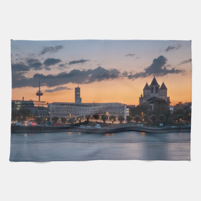 Cologne Germany Kitchen Towel (Horizontal)