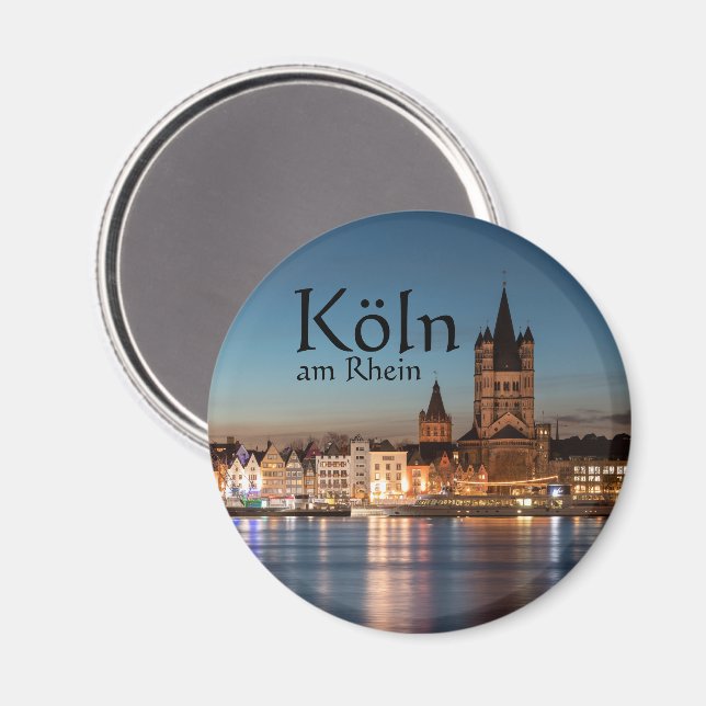 Cologne Germany Magnet (Front/Back)