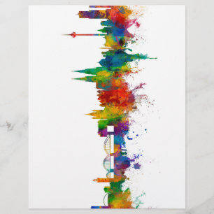 Cologne Germany Skyline Flyer