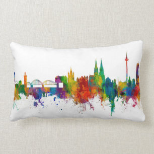 Cologne Germany Skyline Lumbar Pillow