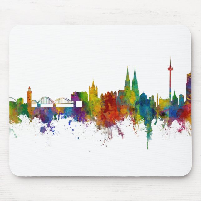 Cologne Germany Skyline Mouse Pad (Front)