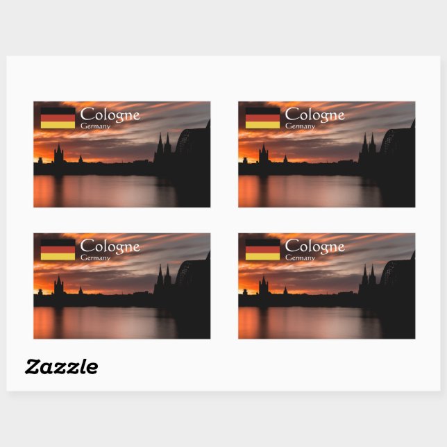 Cologne Germany Sticker (Sheet)