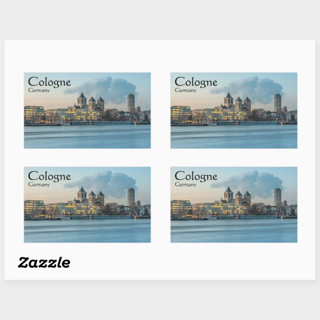 Cologne Germany Sticker (Sheet)