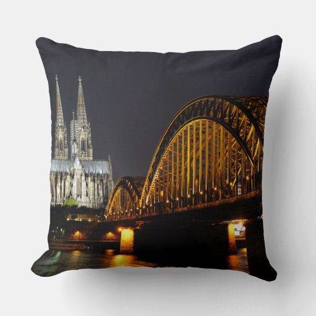 Cologne, Germany Throw Pillow (Front)
