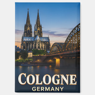 ✈️ Cologne Germany Travel Gift ⛪ Magnet