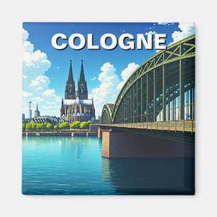 Cologne Germany Travel Magnet