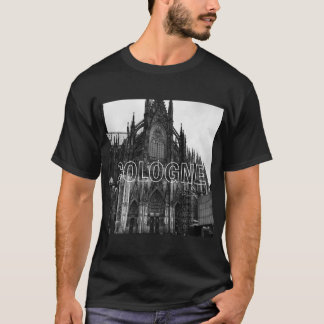 Cologne historical cathedral church in Germany  T-Shirt