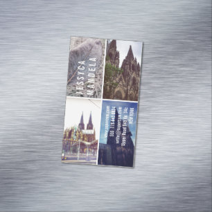 Cologne inspired  	Magnetic business card