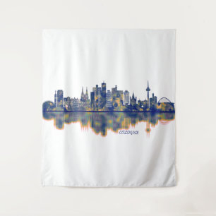 Cologne Skyline Tapestry