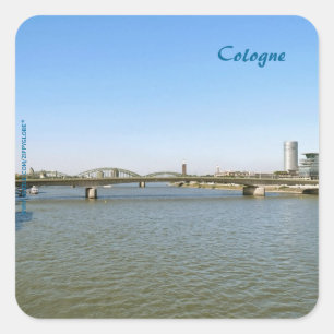 Cologne Square Sticker
