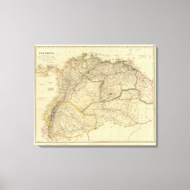 Colombia 2 canvas print (Front)