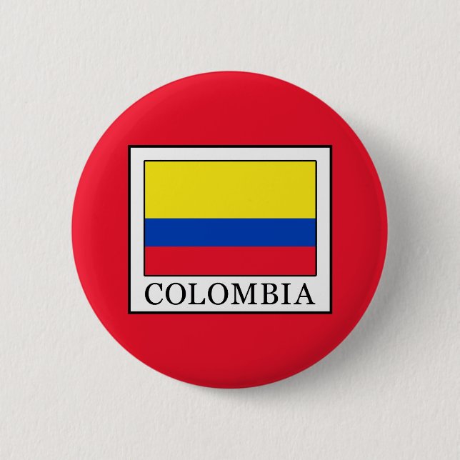 Colombia 2 Inch Round Button (Front)