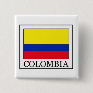 Colombia 2 Inch Square Button