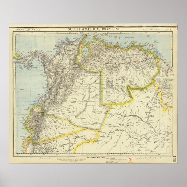 Colombia and Venezuela Poster (Front)