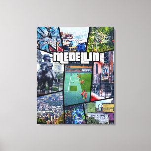 Colombia Antioquia Medellin Canvas Print