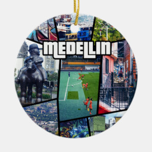 Colombia Antioquia Medellin Ceramic Ornament