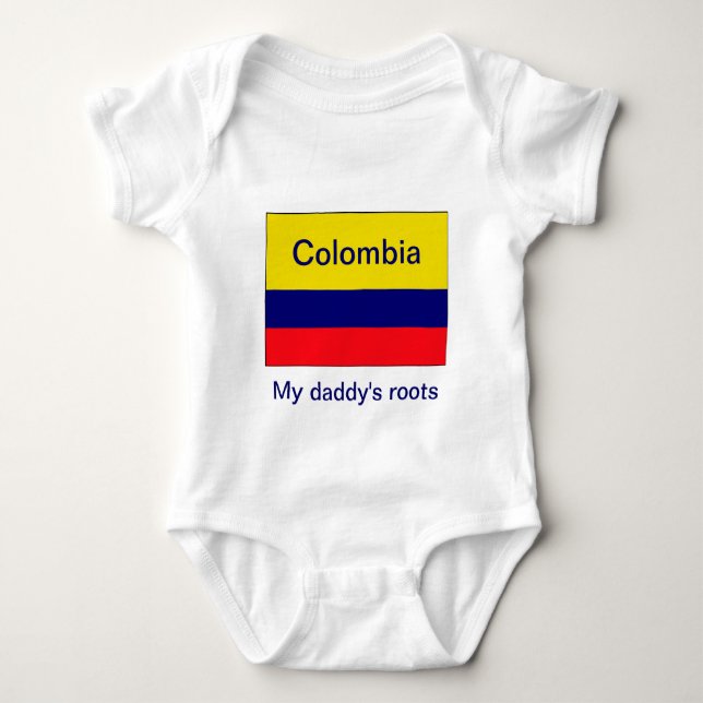Colombia Baby Bodysuit (Front)