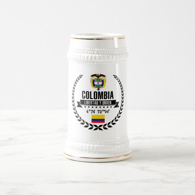 Colombia Beer Stein (Center)