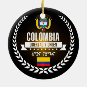 Colombia Ceramic Ornament