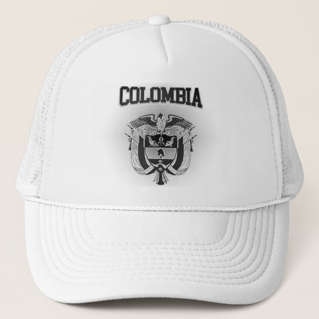 Colombia  Coat of Arms Trucker Hat (Front)