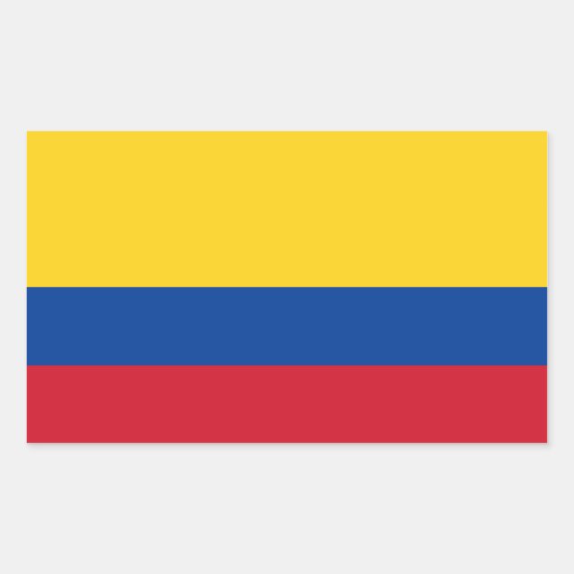 Colombia/Colombian Flag Sticker (Front)