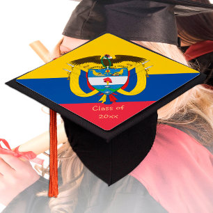 Colombia & Colombian Flag - Students /University Graduation Cap Topper