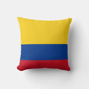 Colombia (Colombian) Flag Throw Pillow