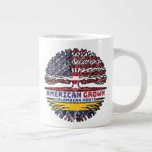 Colombia Colombian US American USA United States Large Coffee Mug