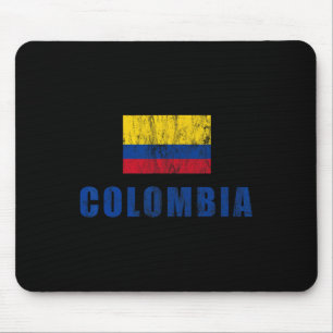 Colombia Design Columbian Clothing Outfit Small  Mouse Pad