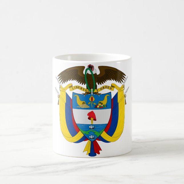 colombia emblem coffee mug (Center)