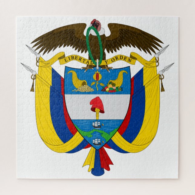 colombia emblem jigsaw puzzle (Vertical)