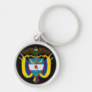 colombia emblem keychain