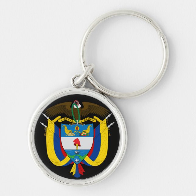 colombia emblem keychain (Front)