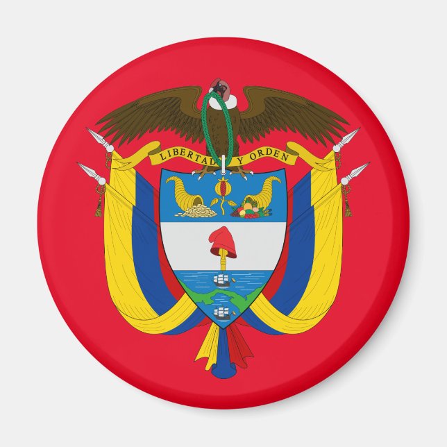 colombia emblem magnet (Front)