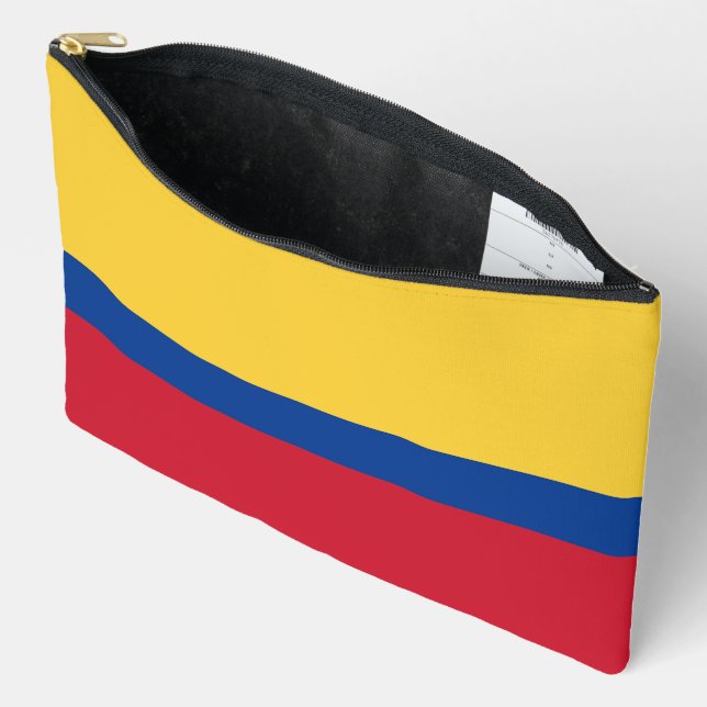 Colombia flag accessory pouch (Open)