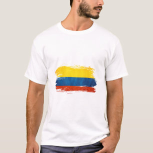 Colombia Flag Art T-Shirt