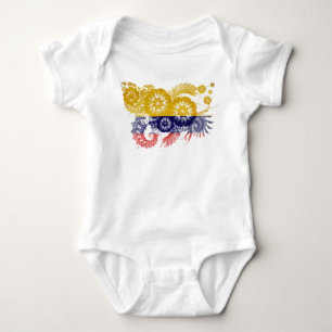 Colombia Flag Baby Bodysuit