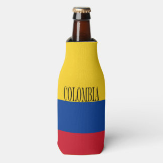 Colombia flag - Bandera De Colombia Bottle Cooler