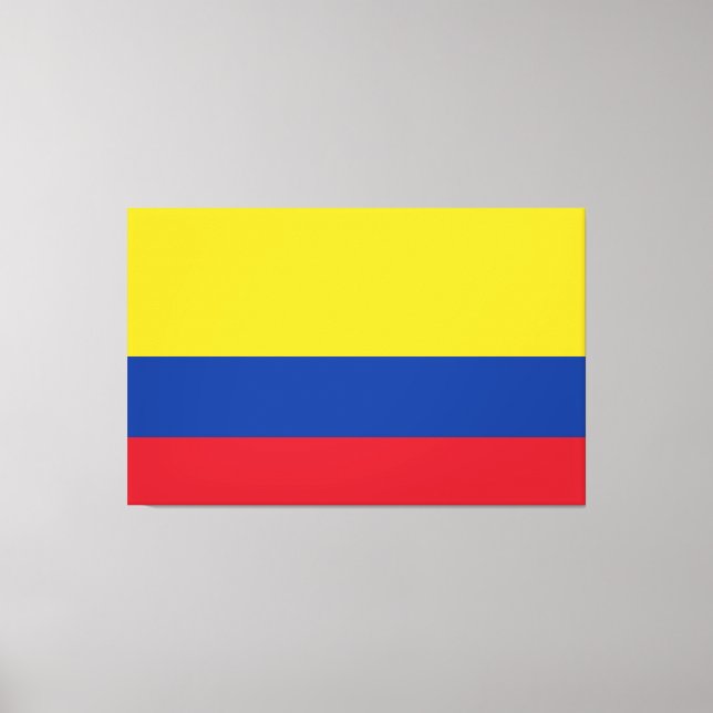 Colombia flag - Bandera De Colombia Canvas Print (Front)