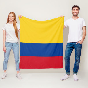 Colombia flag - Bandera De Colombia Fleece Blanket
