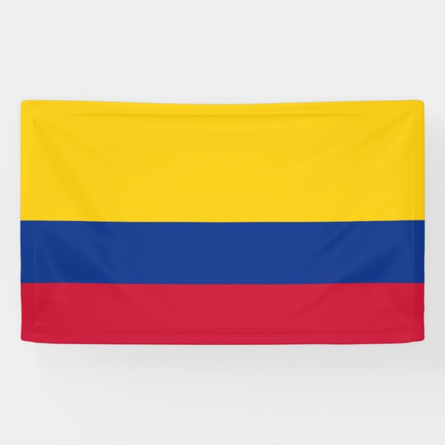Colombia flag banner (Horizontal)
