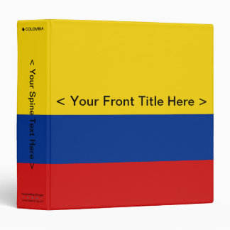 Colombia Flag Binder