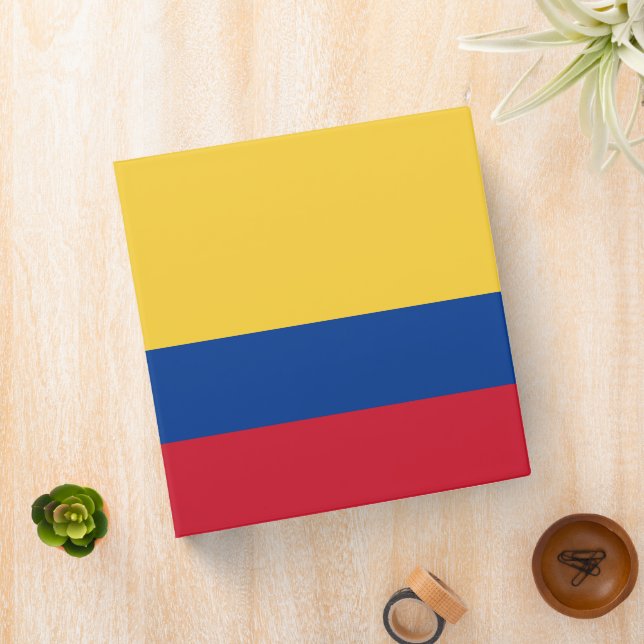 Colombia flag binder (In Situ)