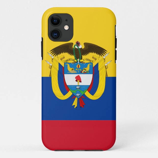 Colombia Flag Case-Mate iPhone Case (Back)