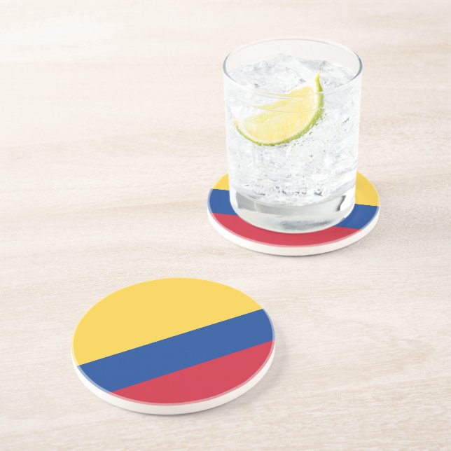 Colombia flag coaster (Side)